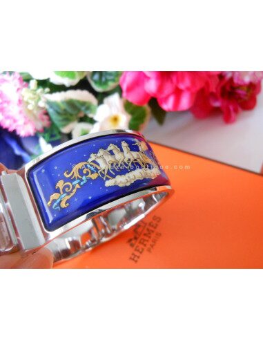 MONTRE BRACELET HERMES LOQUET THEME CHEVAUX