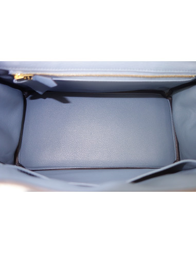 Sac Hermes Birkin 30 bleu agate