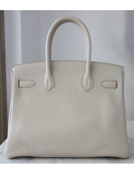 Sac Hermes Birkin 30 craie