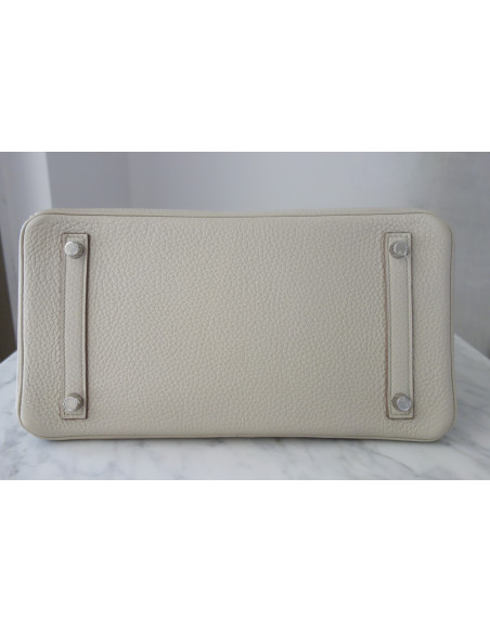 Sac Hermes Birkin 30 craie