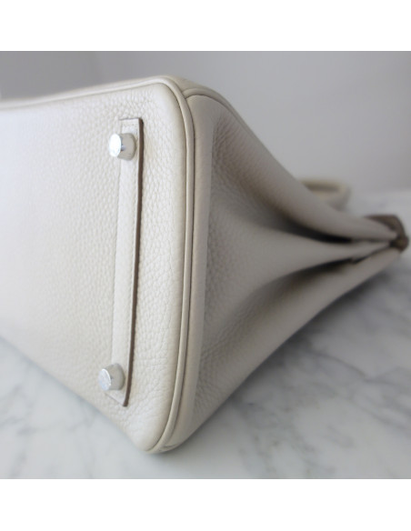 Sac Hermes Birkin 30 craie
