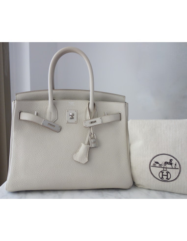 Sac Hermes Birkin 30 craie