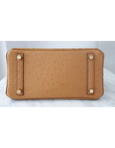 Sac Hermes Birkin 25 autruche