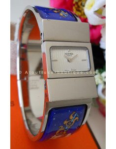 MONTRE BRACELET HERMES LOQUET THEME CHEVAUX