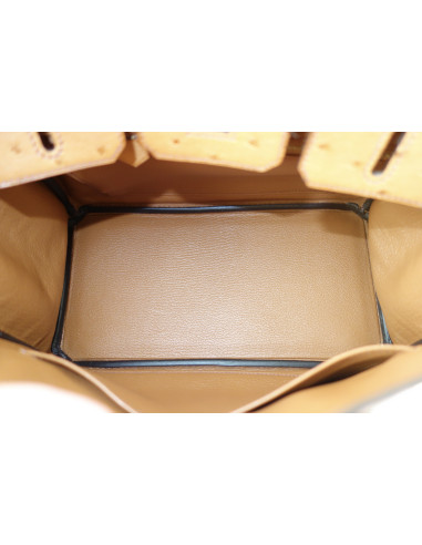 Sac Hermes Birkin 25 autruche
