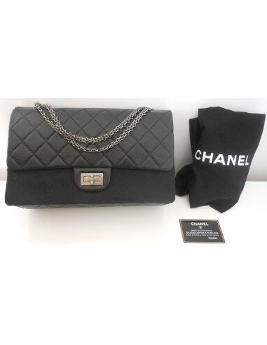 SAC CHANEL 2.55 JUMBO NOIR 