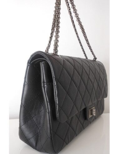 SAC CHANEL 2.55 JUMBO NOIR 