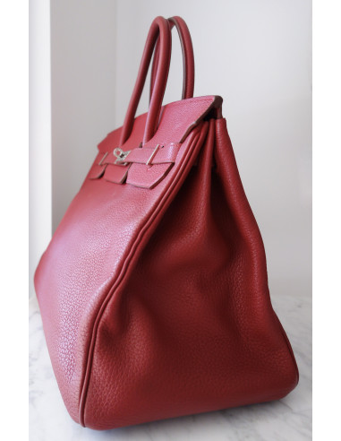 Sac Hermes Birkin 40 rouge