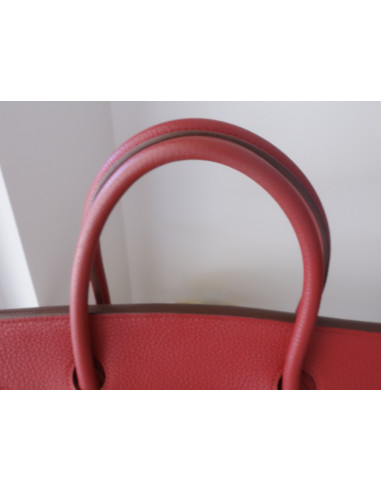Sac Hermes Birkin 40 rouge