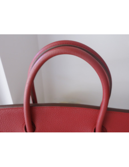Sac Hermes Birkin 40 rouge