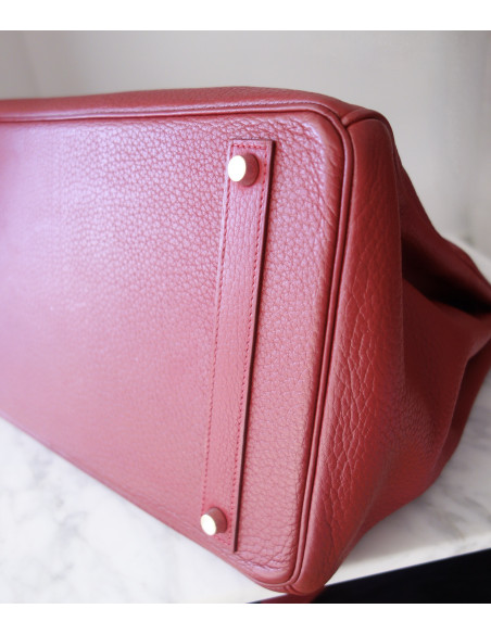 Sac Hermes Birkin 40 rouge