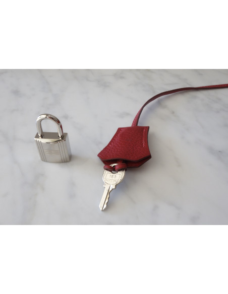Sac Hermes Birkin 40 rouge
