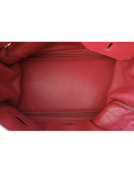 Sac Hermes Birkin 40 rouge
