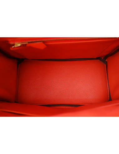 Sac Hermes Birkin 25 orange Poppy