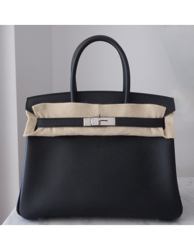 Sac Hermes Birkin 30 Epsom noir