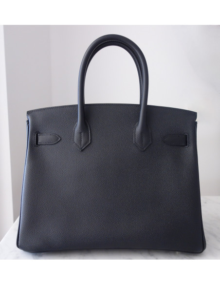 Sac Hermes Birkin 30 Epsom noir