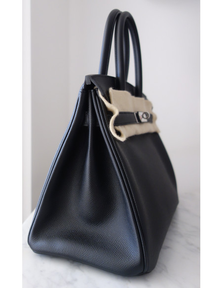 Sac Hermes Birkin 30 Epsom noir