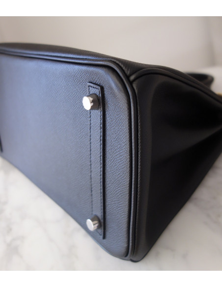Sac Hermes Birkin 30 Epsom noir