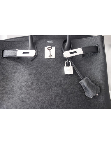 Sac Hermes Birkin 30 Epsom noir