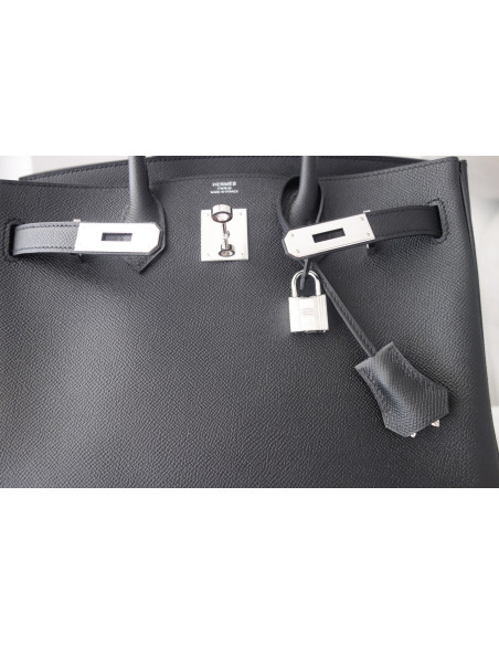 Sac Hermes Birkin 30 Epsom noir