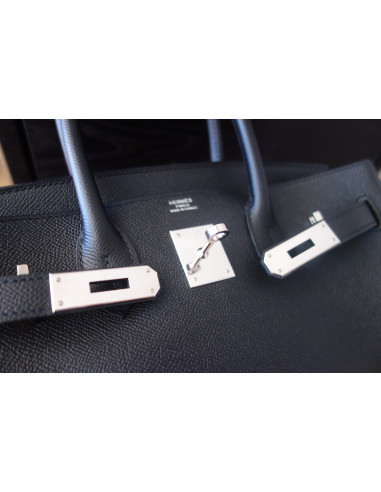 Sac Hermes Birkin 30 Epsom noir