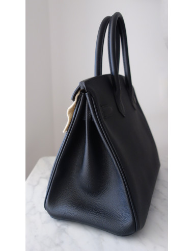 Sac Hermes Birkin 30 Epsom noir