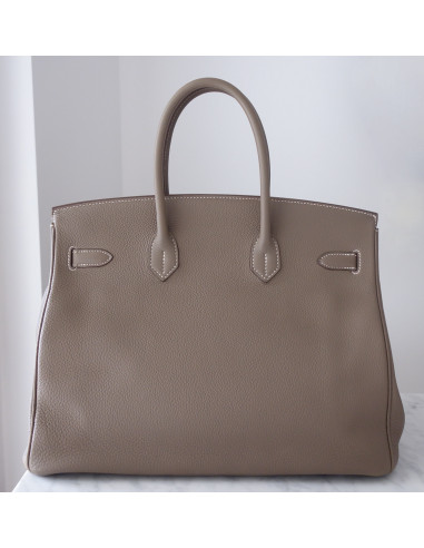 Sac Hermes Birkin 35 étoupe