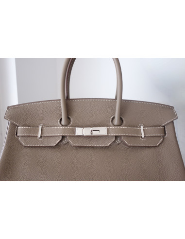 Sac Hermes Birkin 35 étoupe