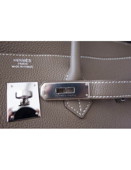 Sac Hermes Birkin 35 étoupe