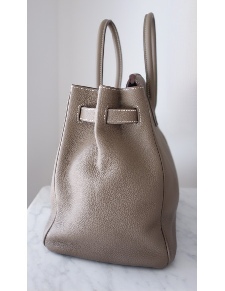 Sac Hermes Birkin 35 étoupe
