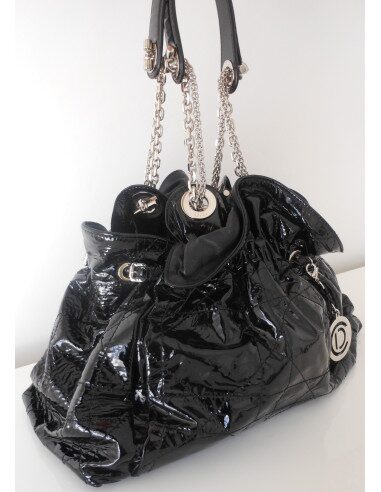 SAC DIOR LE 30 NOIR VERNI