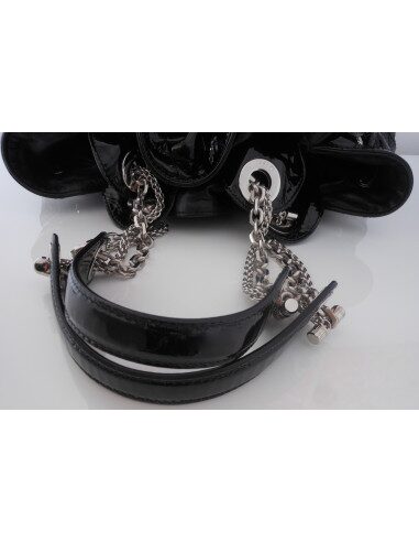 SAC DIOR LE 30 NOIR VERNI