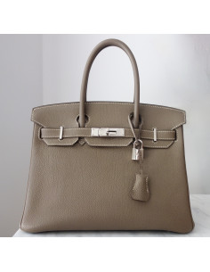 Sac Hermes Birkin 30 étoupe