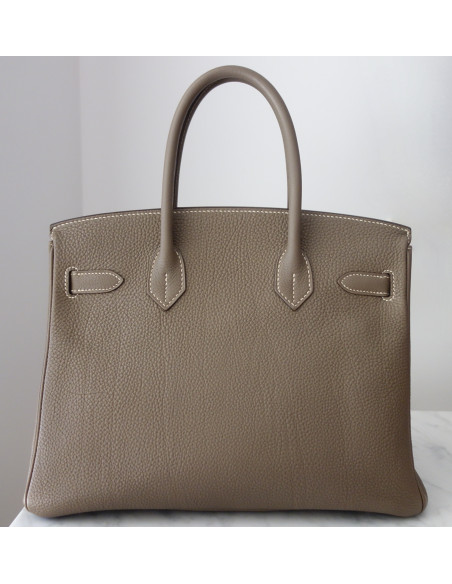 Sac Hermes Birkin 30 étoupe