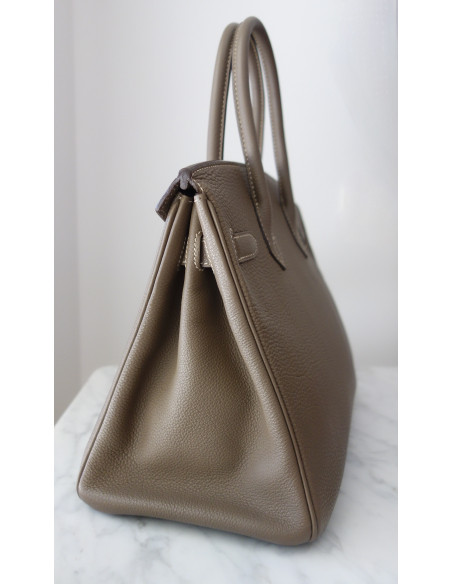 Sac Hermes Birkin 30 étoupe