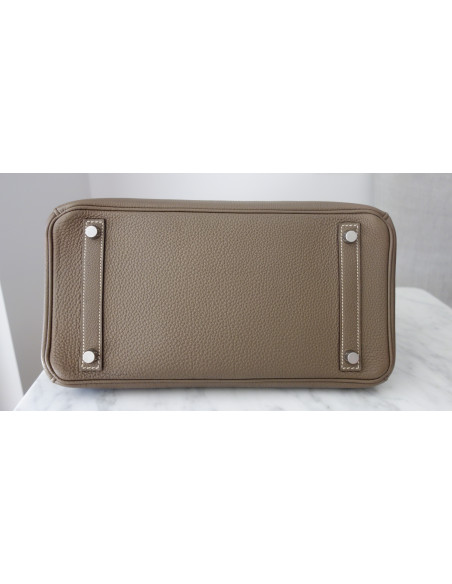 Sac Hermes Birkin 30 étoupe