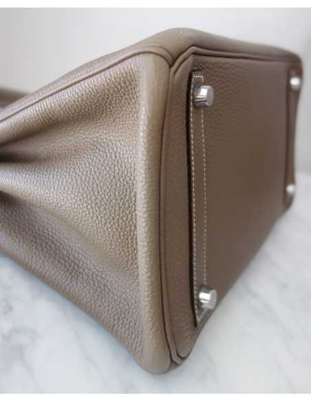 Sac Hermes Birkin 30 étoupe