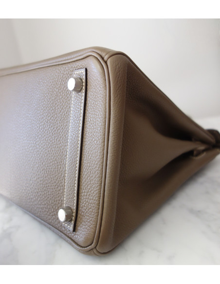 Sac Hermes Birkin 30 étoupe