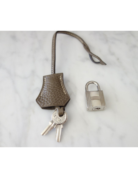 Sac Hermes Birkin 30 étoupe