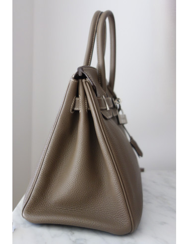 Sac Hermes Birkin 30 étoupe