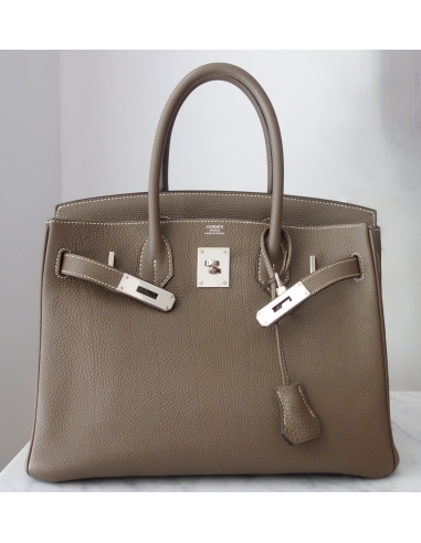 Sac Hermes Birkin 30 étoupe