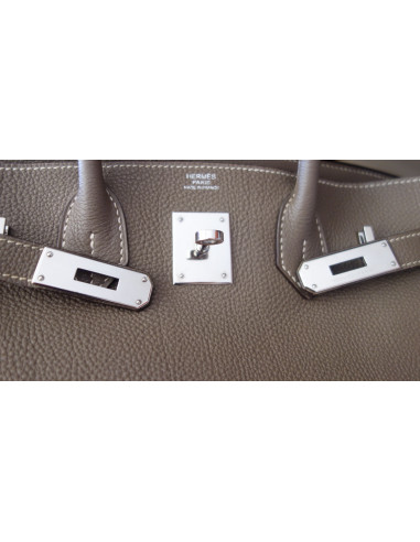 Sac Hermes Birkin 30 étoupe