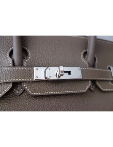 Sac Hermes Birkin 30 étoupe
