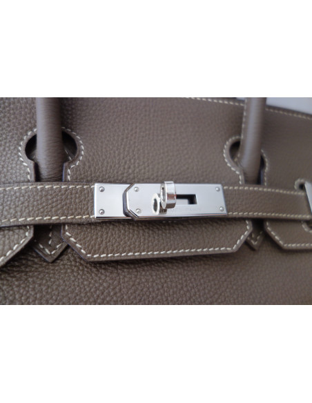 Sac Hermes Birkin 30 étoupe
