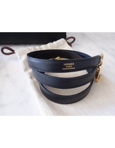 Sac Hermes Kelly 25 sellier noir