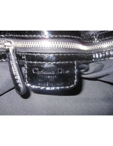 SAC DIOR LE 30 NOIR VERNI
