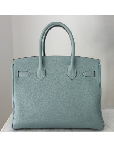 Sac Hermes Birkin 30 bleu ciel