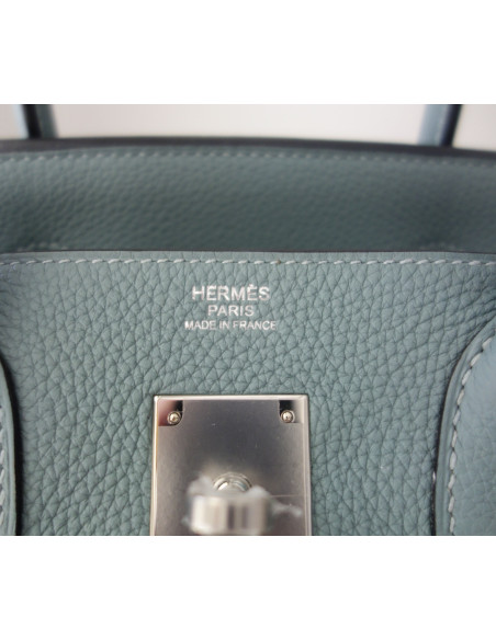 Sac Hermes Birkin 30 bleu ciel
