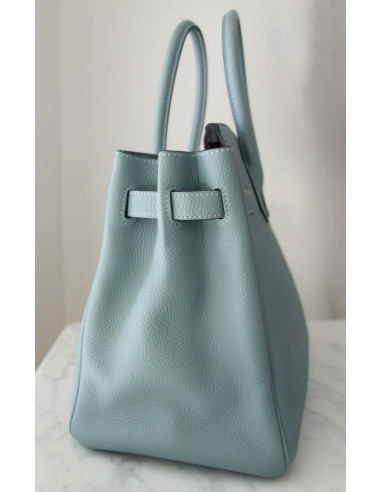 Sac Hermes Birkin 30 bleu ciel