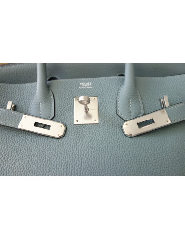 Sac Hermes Birkin 30 bleu ciel